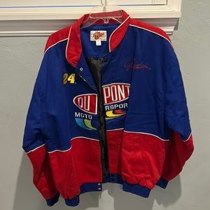 Jeff Gordon DuPont Motorsports denim jacket.